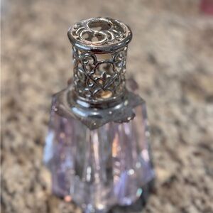 Vintage Lampe Berger Paris Athéna Fragrance Lamp - Clear Faceted Glass